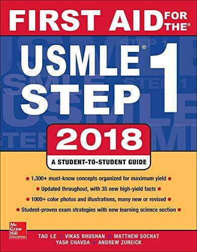 First Aid for the USMLE Step 1 2018 - Paperback By Le, Tao - GOOD