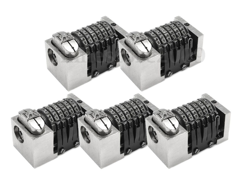 Skip 5 Reverse Numbering Machines for Heidelberg and More - set of 5 machines
