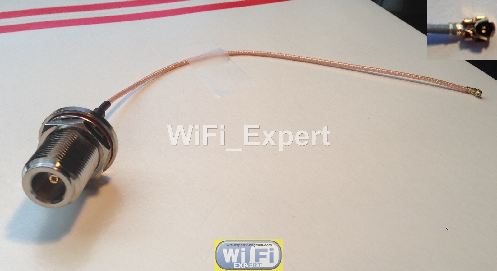 RG178 U.fl IPX to N Bulkhead Female Pigtail Cable For WIFI Wireless LOW LOSS USA