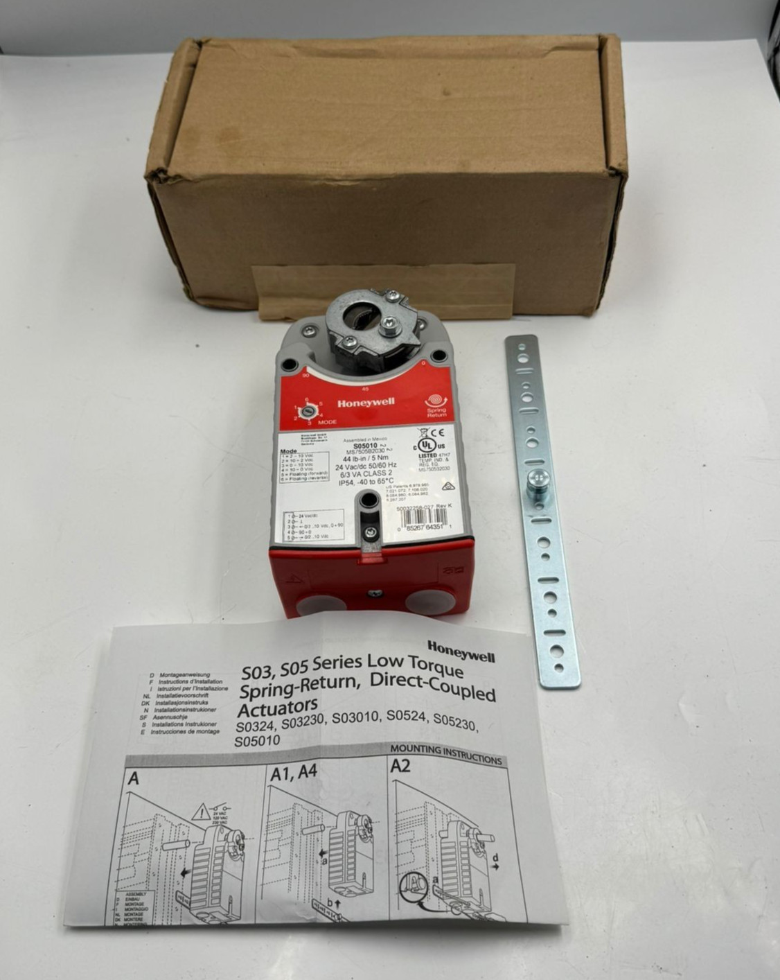 HONEYWELL S05010-Direct Coupled Actuator