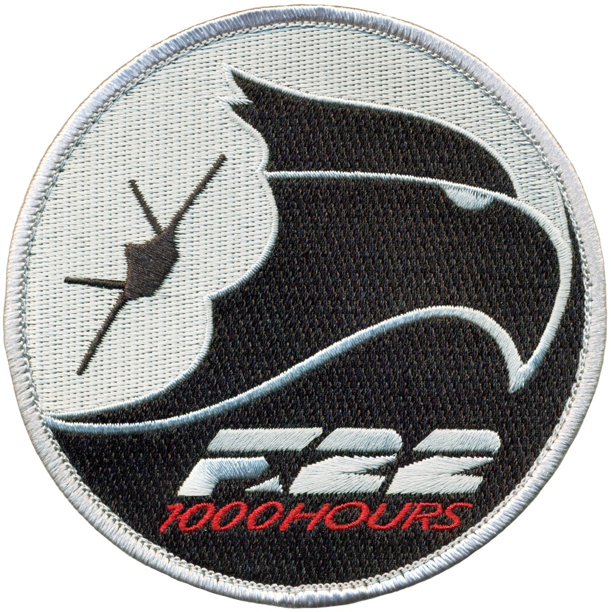 USAF LOCKHEED/MARTIN F-22 RAPTOR DRIVER 1000 HOURS PATCH