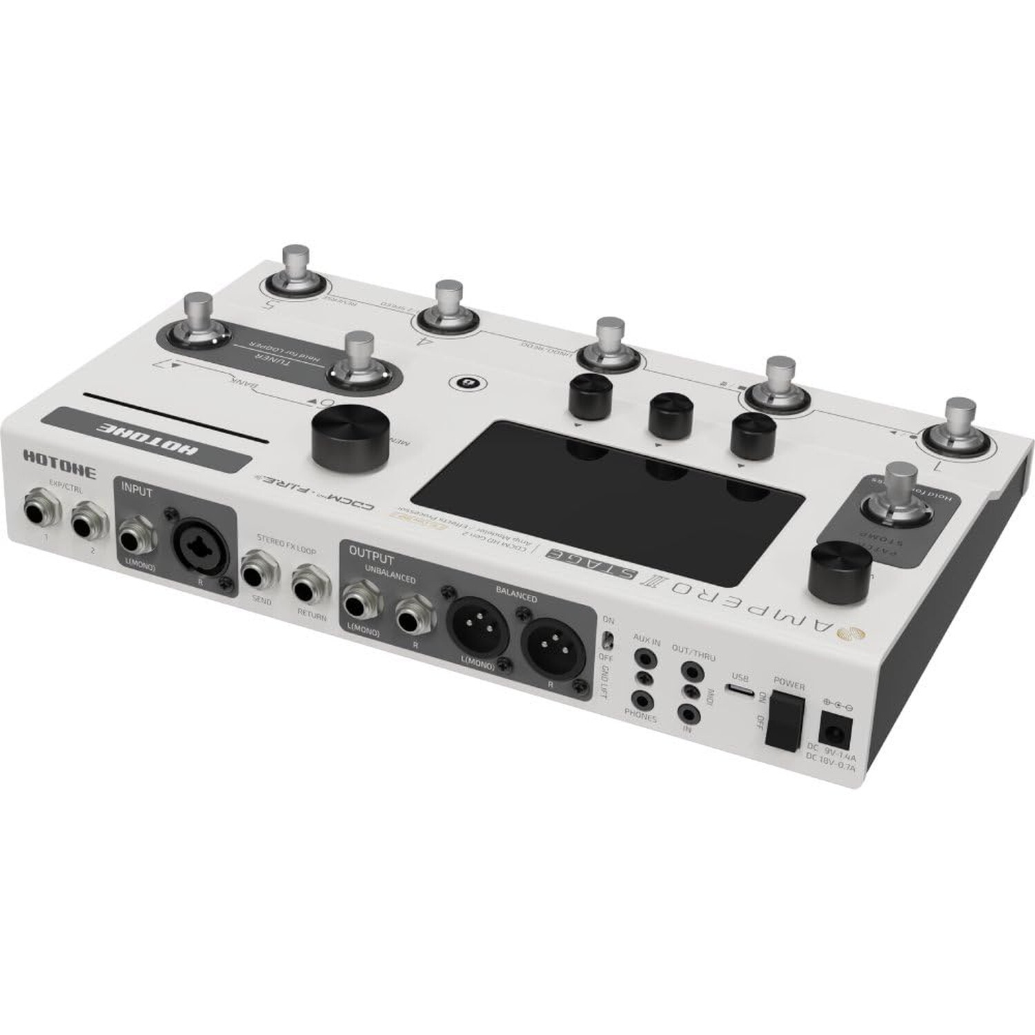 HOTONE Multi-Effect Pedal Processor, Touchscreen, Guitar, Bass, Amplifier, Model