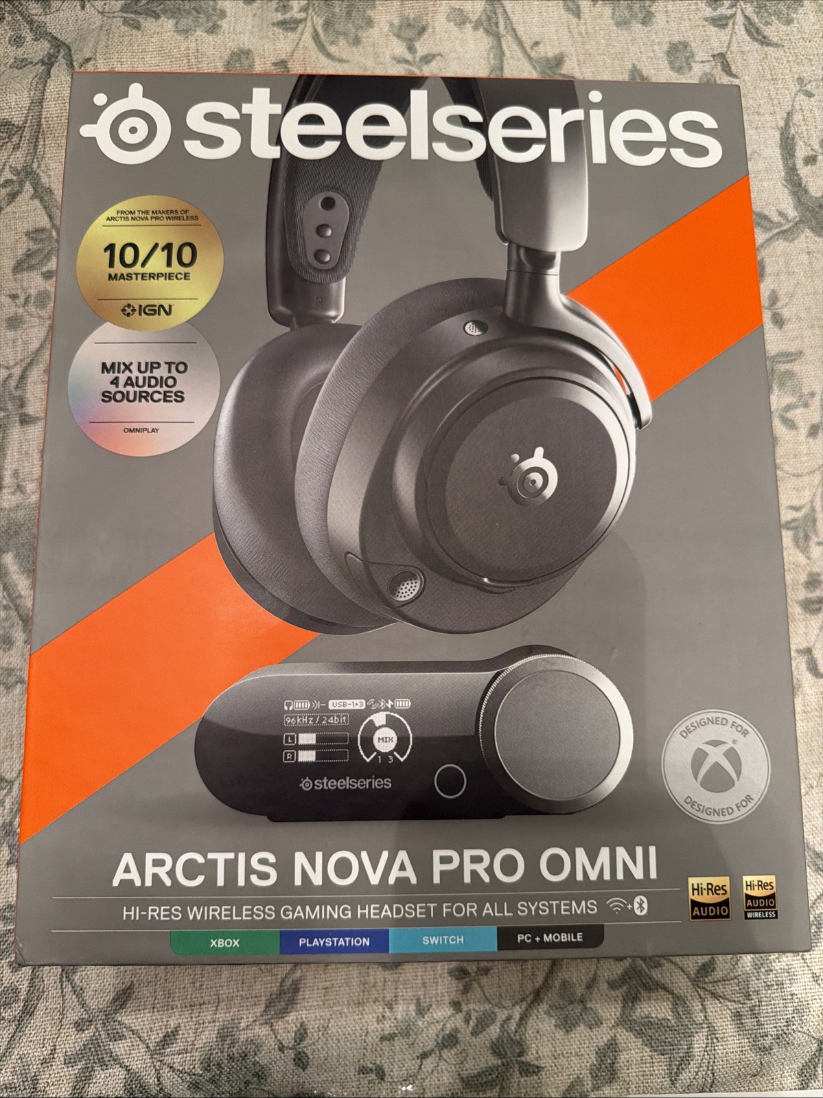 SteelSeries Arctis Nova Pro Omni Hi-Res Wireless Gaming Headset For All Systems