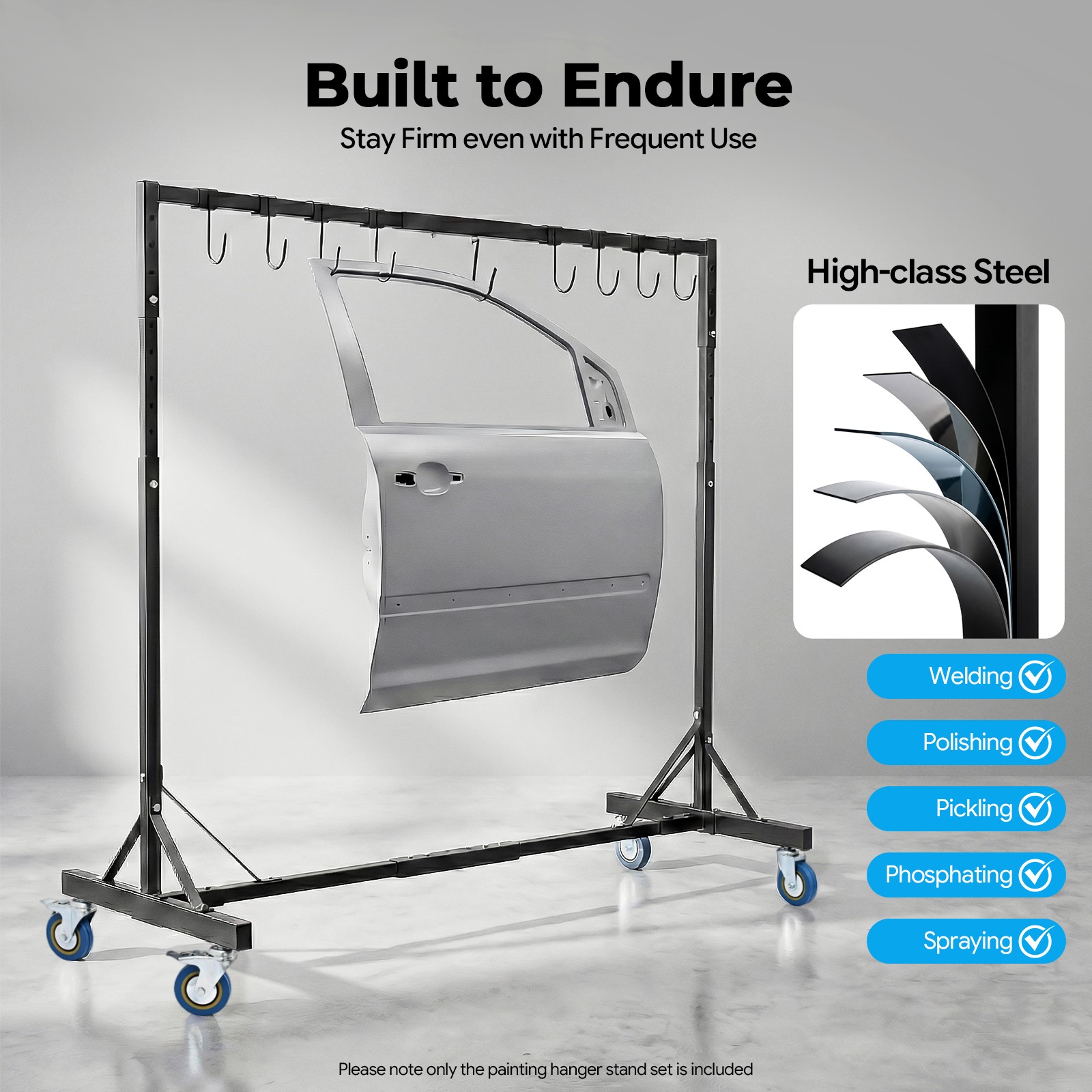 Auto Body Paint Stand Door Hood Fender Panel Painting Rack Holder Support