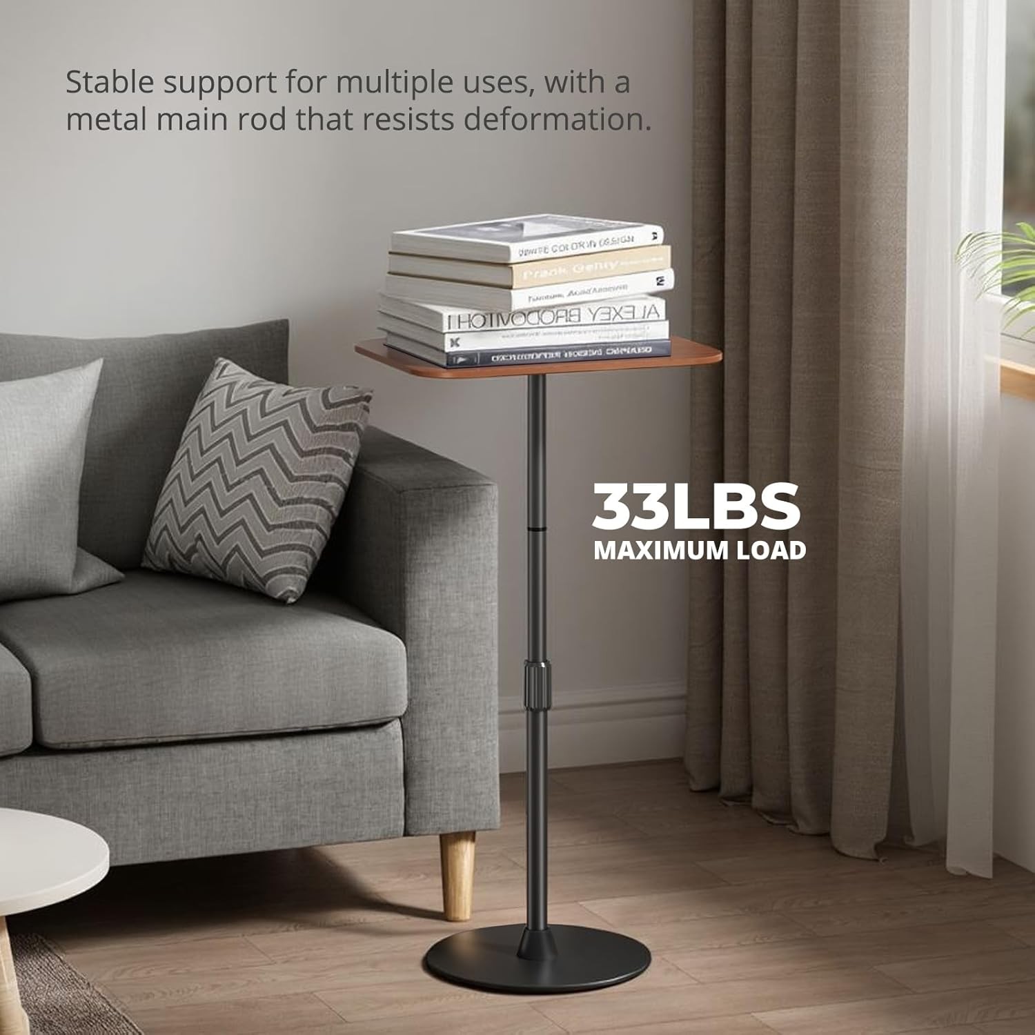 Adjustable Laptop Floor Stand & Portable Standing Desk - Height Adjustable Mo...