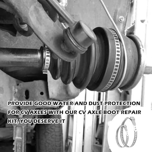 CV Boot Repair Kit,Water&Dust Resistant CV Axle Boot Repair Kit with CVs Boots