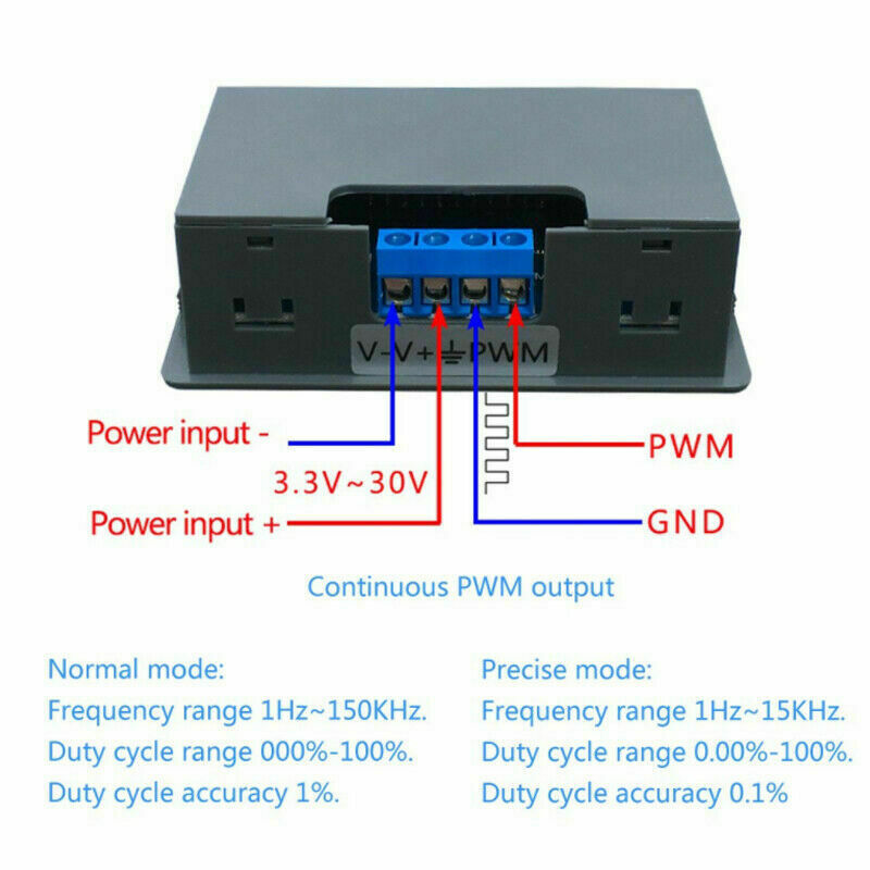 Signal Generator Module Adjustable PWM Pulse Frequency Duty Cycle Square Wave GL