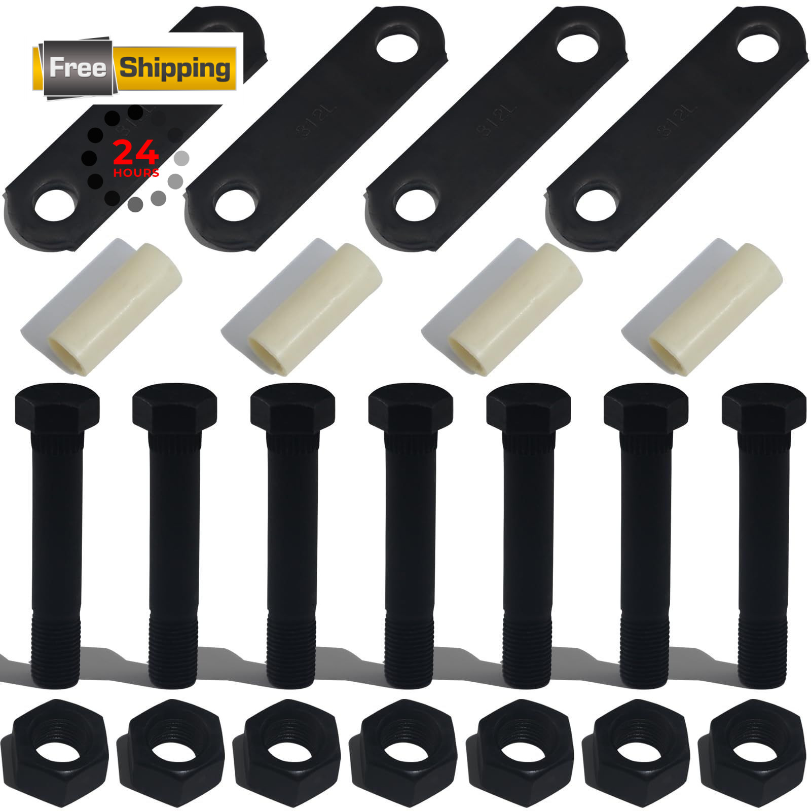 iBroPrat Trailer Axle Double Eye Leaf Spring 3,500 lbs-7,200 lbs Axles