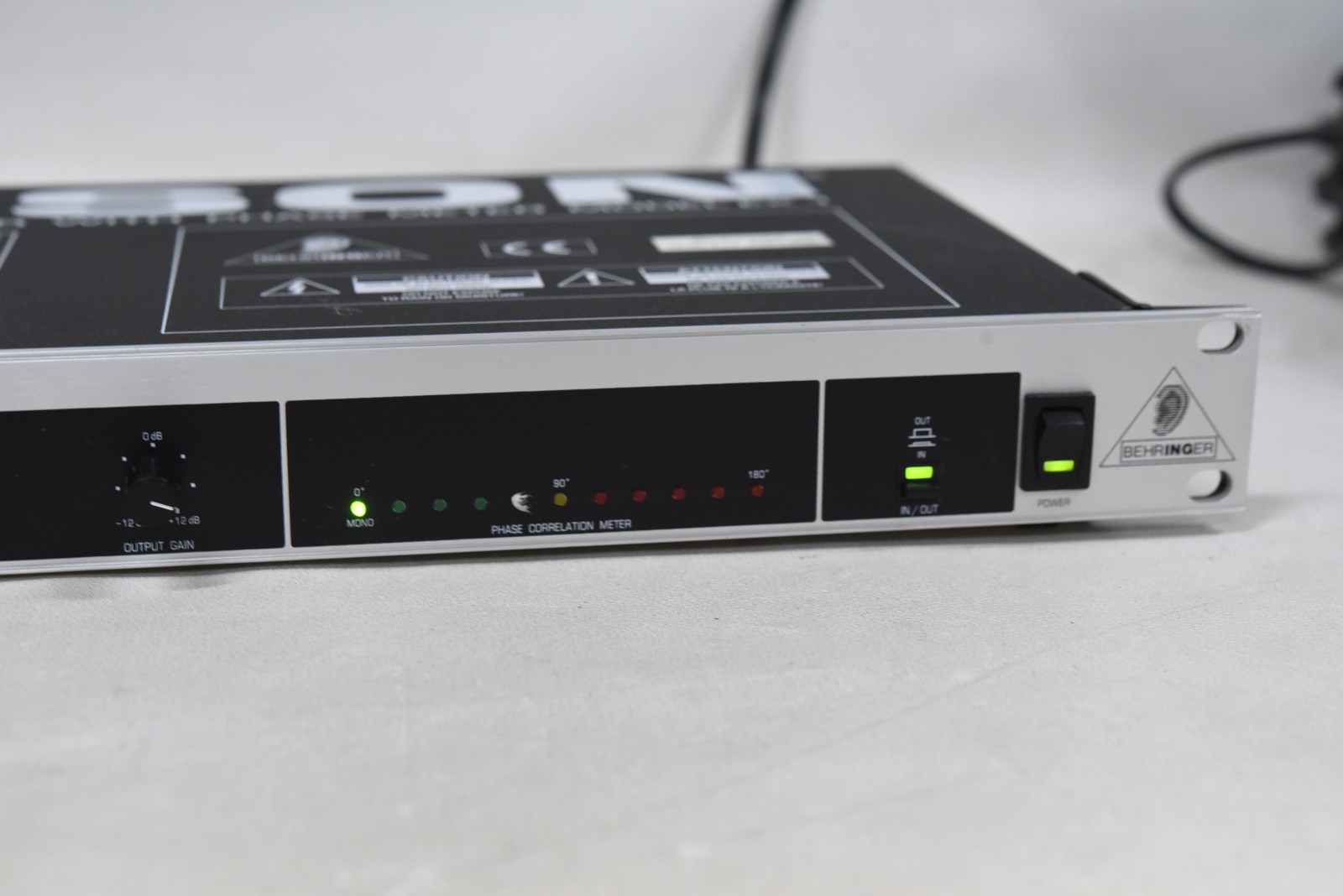 Behringer Edison EX-1 Stereo Image Processor Phase Meter Rack Mount Unit