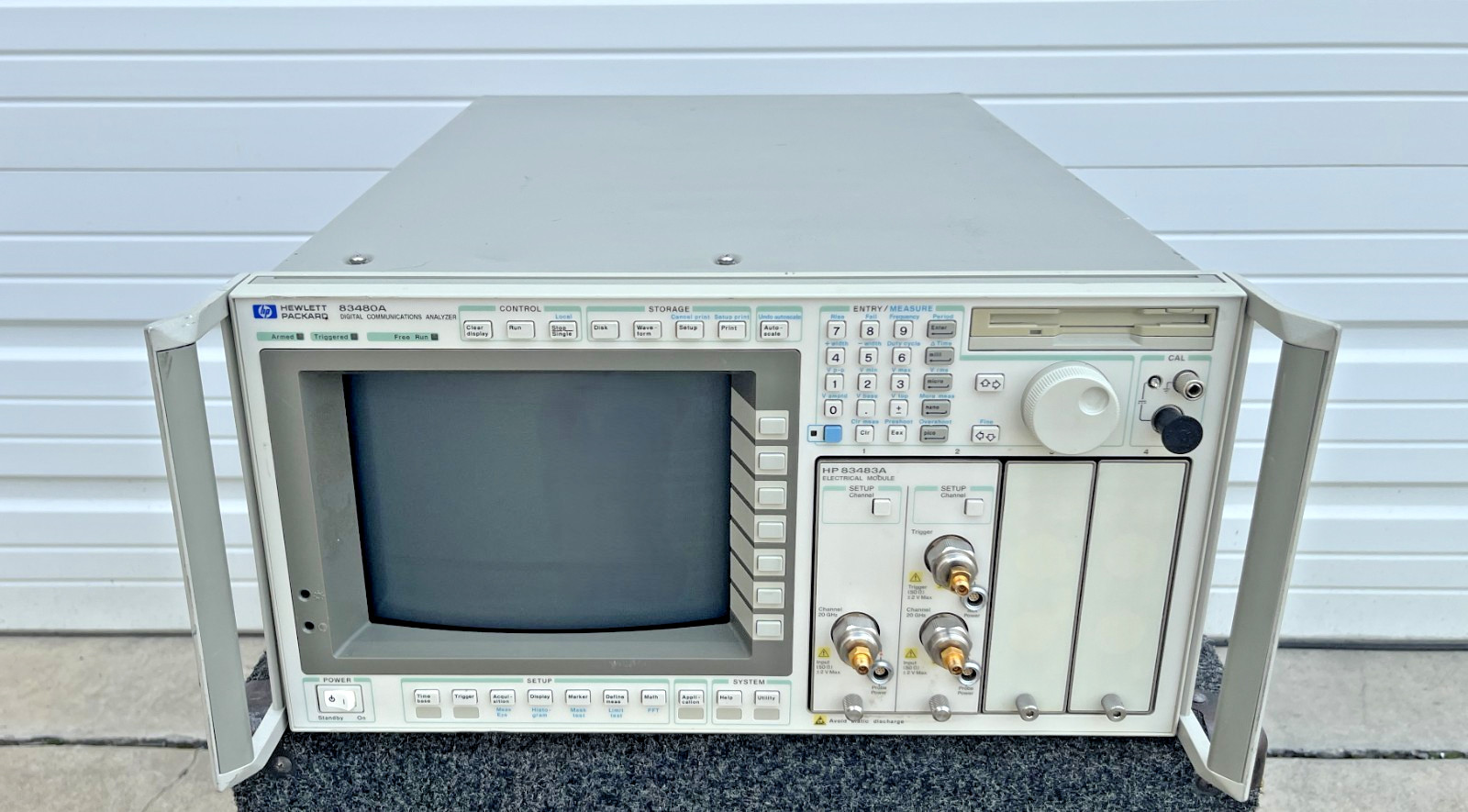 Hewlett Packard 83480A Digital Communications Analyzer 100-230Vac Power Tested