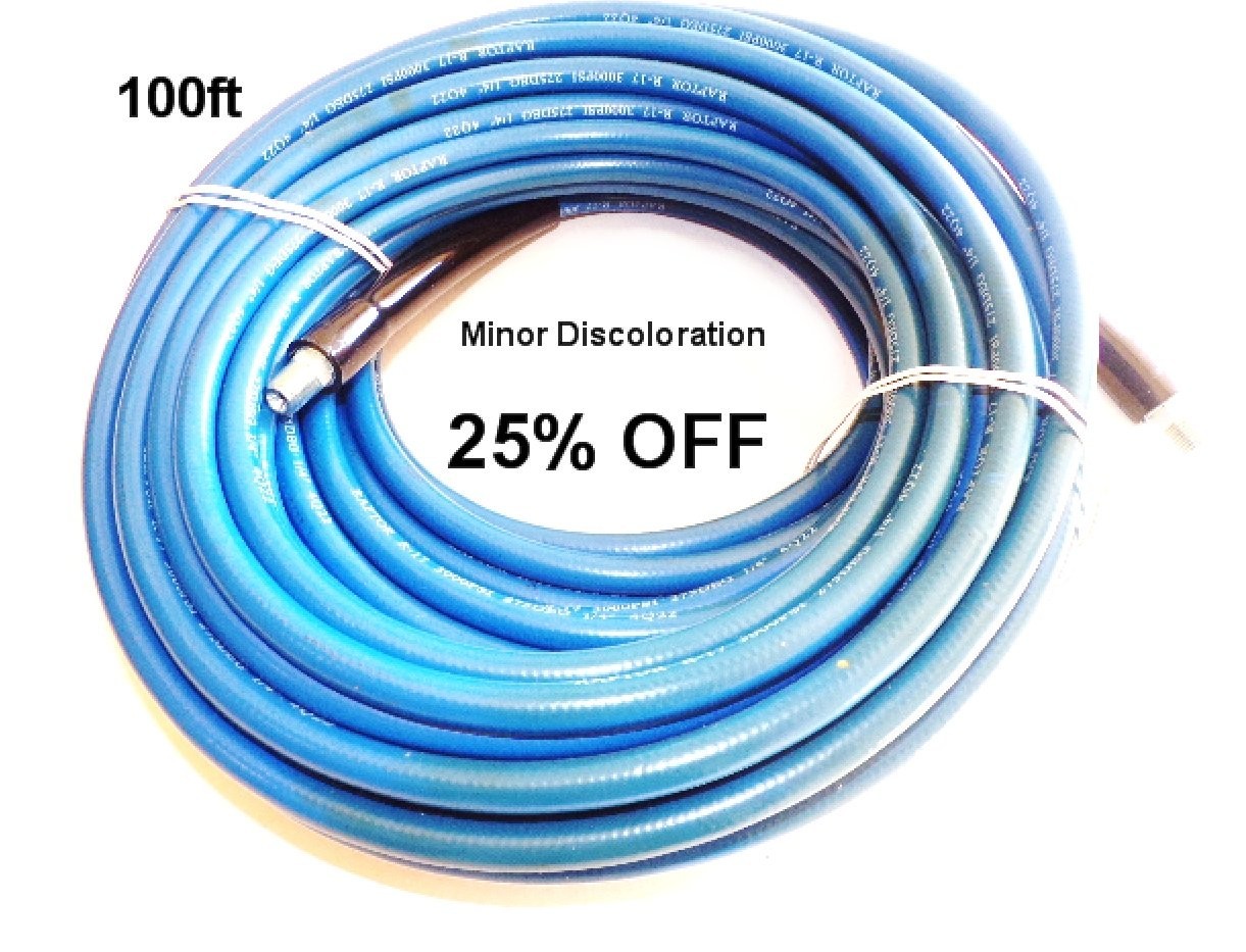 Carpet cleaning pressure hose 100ft
