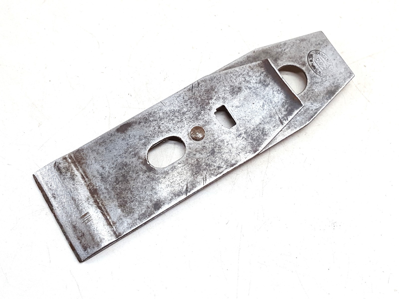 5187 Sargent; Double Iron, 2" Wide, Oval Trademark