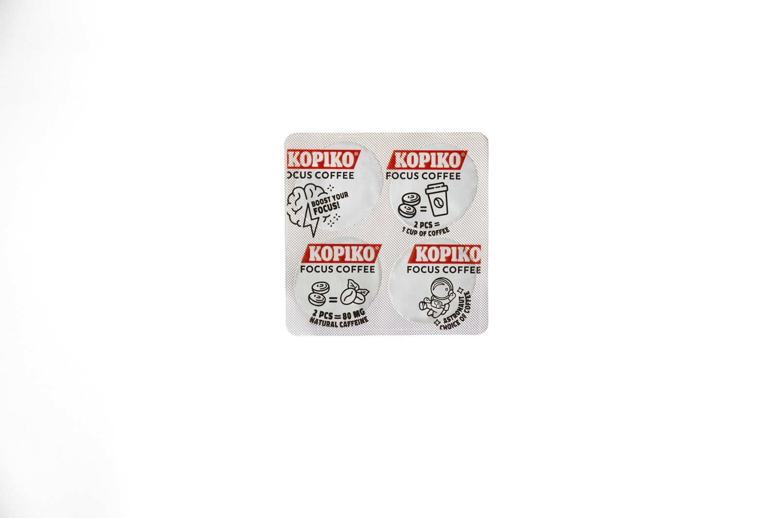 Coffee Candy - Highly Concentrated Coffee Candy, 12 pack box with 4 Focus can...