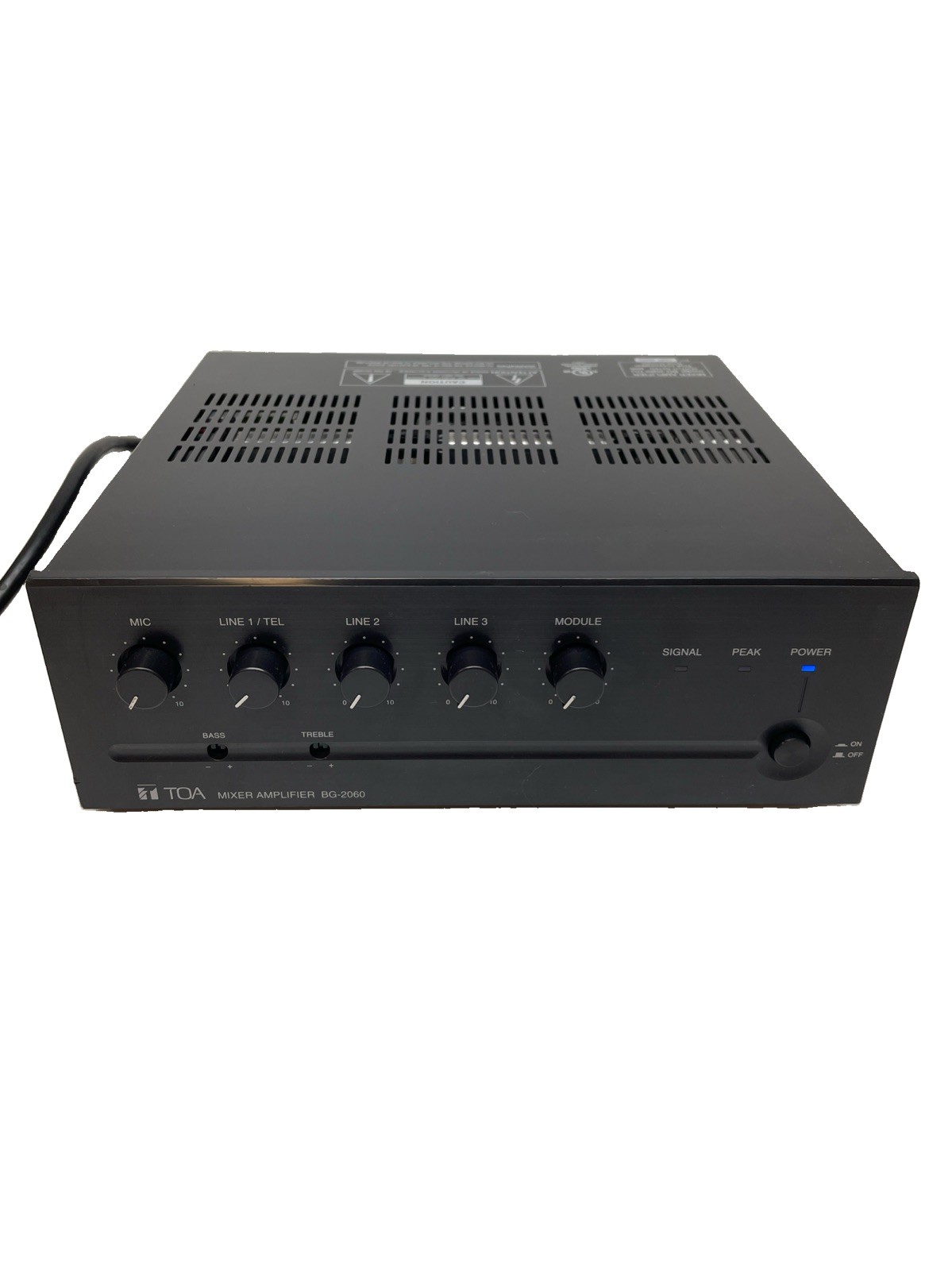 TOA BG-2060 Five-Channel Mixer  - 60W Commercial/ Professional Amplifier