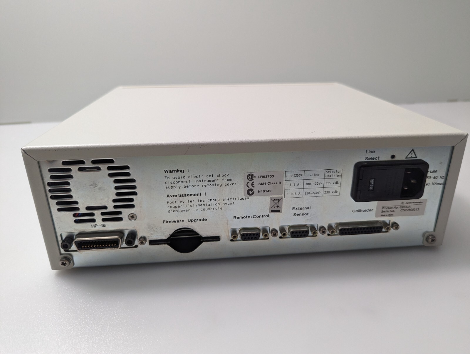 Agilent 89090a Technologies Peltier Controller