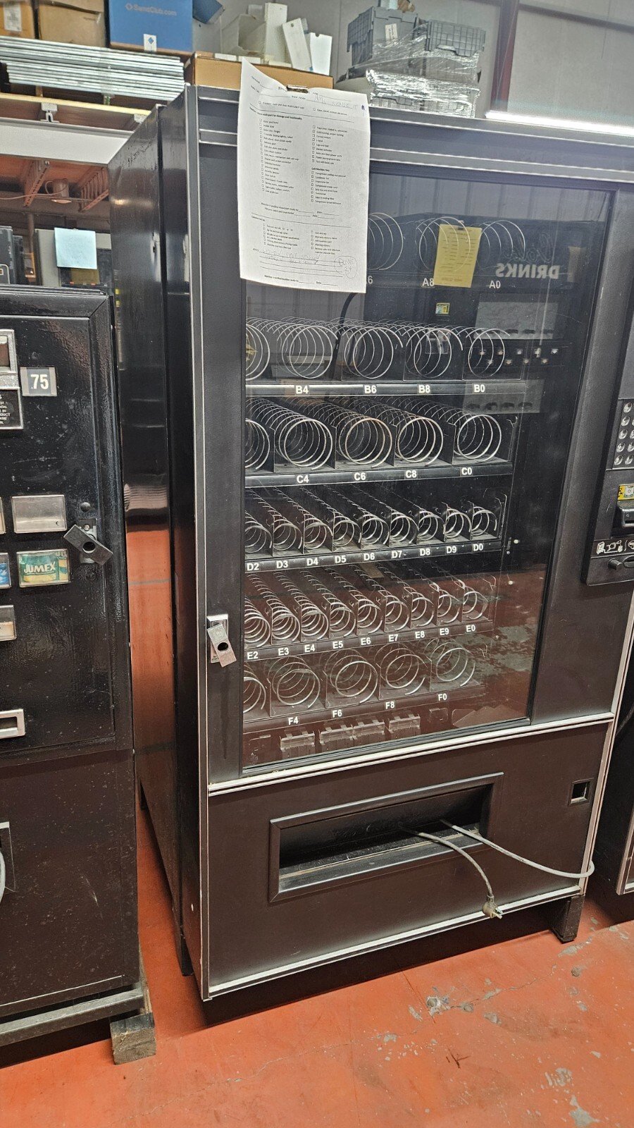 2x FULLY WORKING MDB AMS 39 Sensit 5 Wide Chip Candy Snack Vending Machine 39640