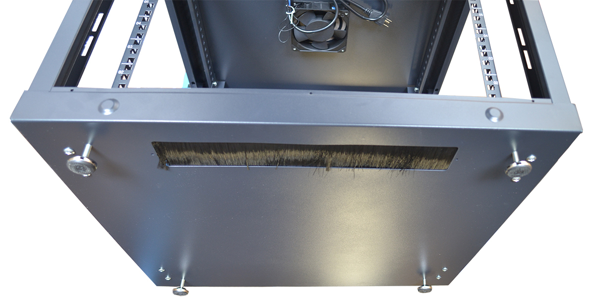 Sysracks 6U 24" Depth Wall It Data Server Cabinet Fan Shelf Feet Lockable