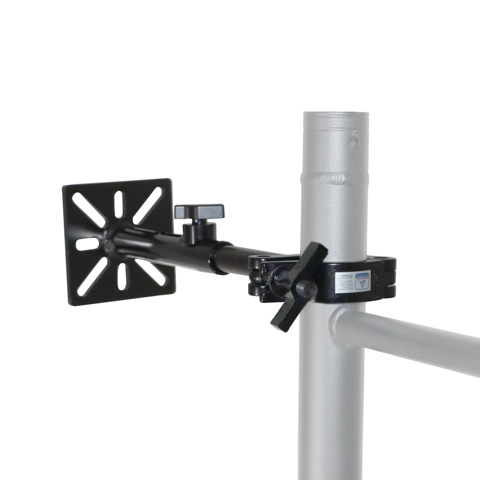 Prox 10-13" LED TV Panel Wall Mounting Plate to Extension 2" Pole Truss Clamp
