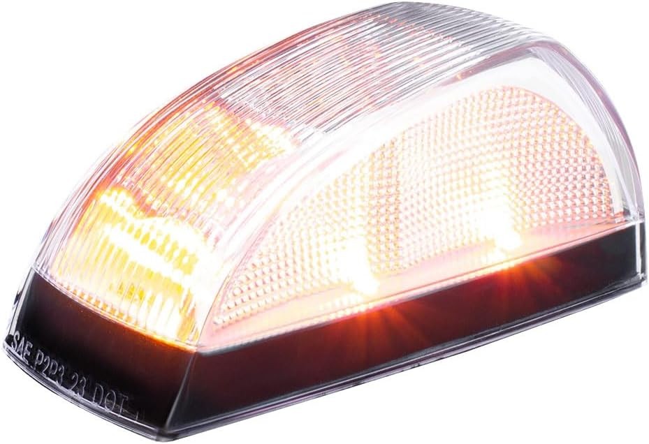 United Pacific 36378 8 Amber LED Cab Light for Freightliner M2 Clear Lens DOT