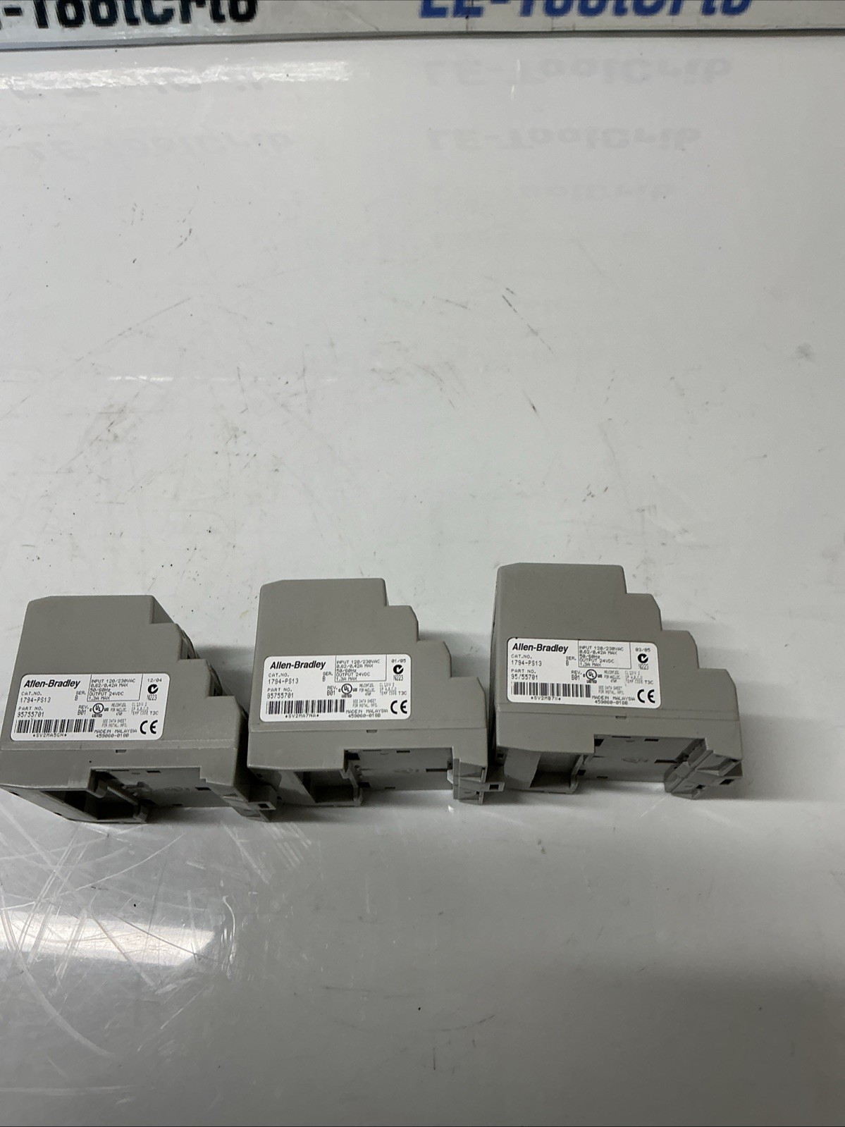 Lot of 3 Allen-Bradley 1794-PS13 Flex I/O Power Supply Ser B. AC-611