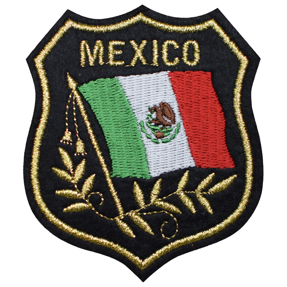 Mexico Patch - Gulf of Mexico, Baja California, Caribbean 3.25" (Iron on)