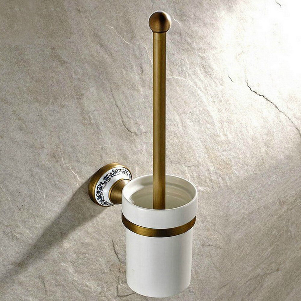 Antique Brass Ceramic Bathroom Accessories Set Bath Hardware Towel Bar szh134