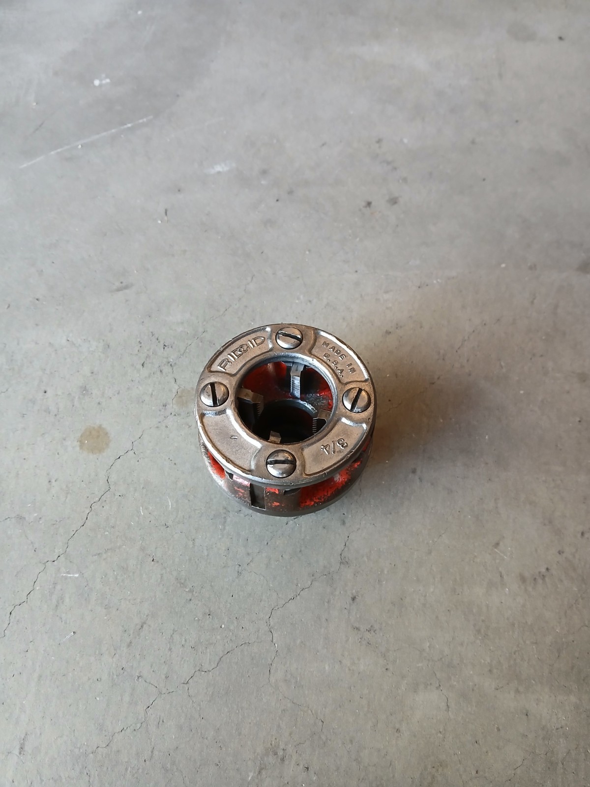 Ridgid 00-R 3/4" Pipe Threader Die Head Set 00R Threading Dies 3/4 inch