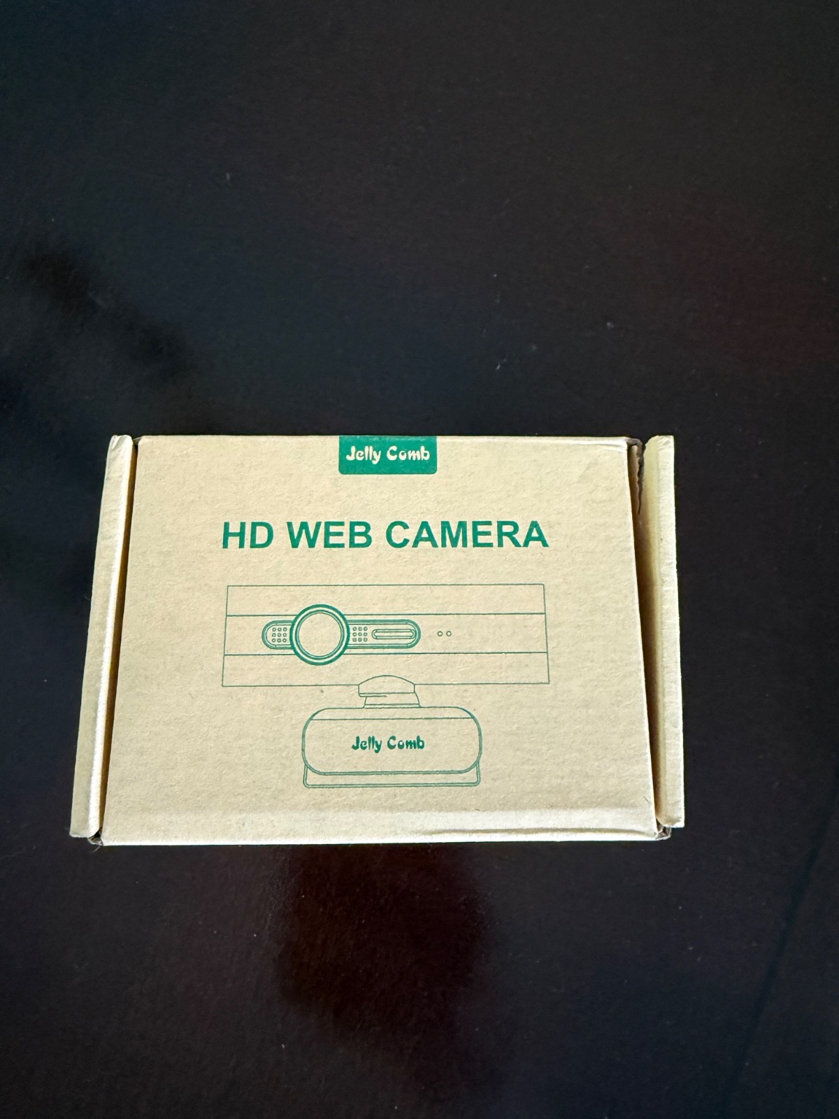 Jelly Comb Computer Webcam 1080P Full HD Web Camera USB w/ Built-in Microphone