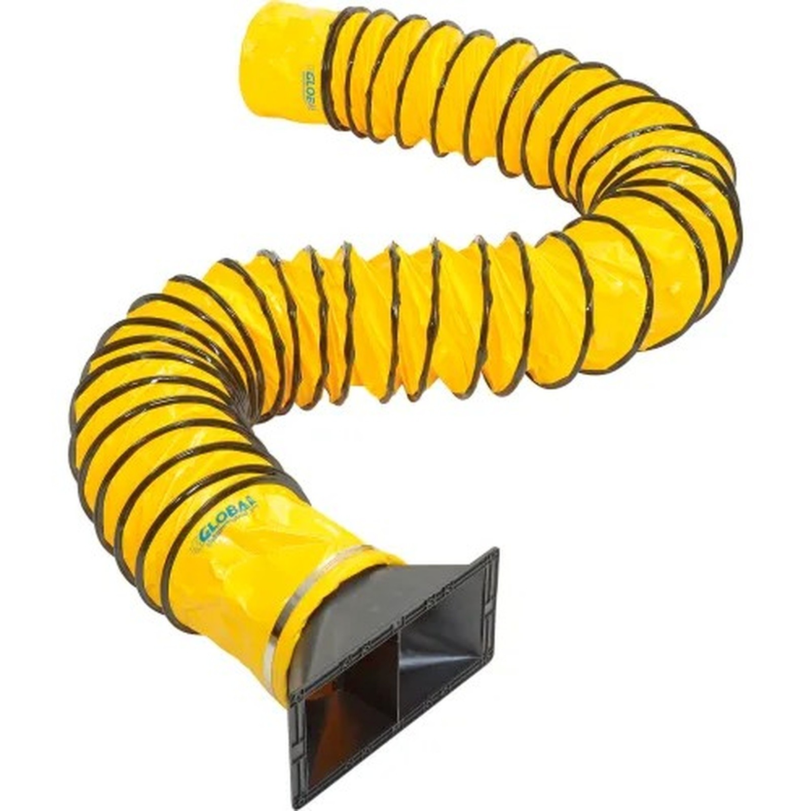 8" Dia. Air Outlet Duct Kit For Global Industrial Air Scrubber, 16'L
