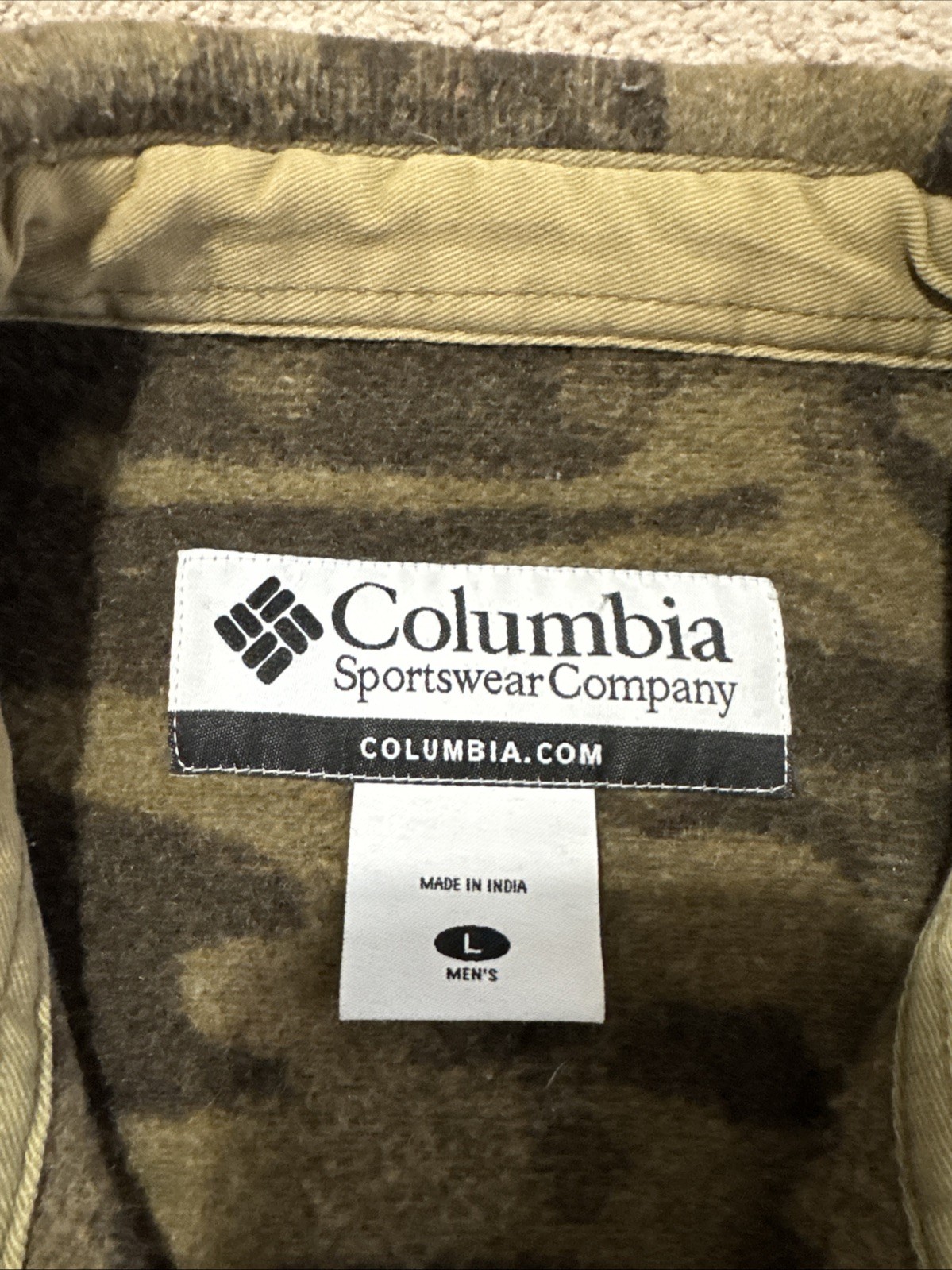 Columbia Gallatin Range Wool Blend Jacket Outfitter Camo Large