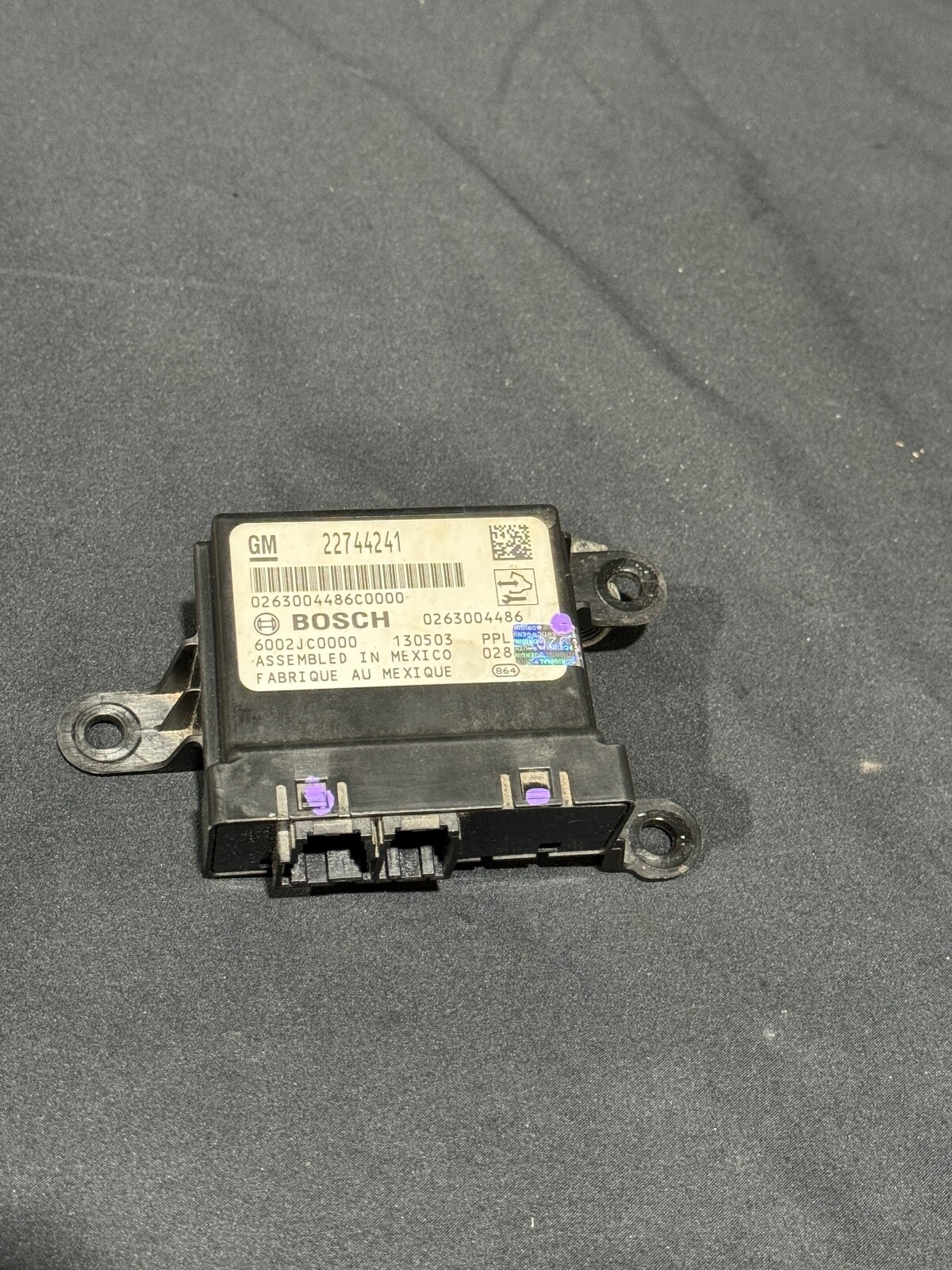 Parking Assist Control Module 22744241