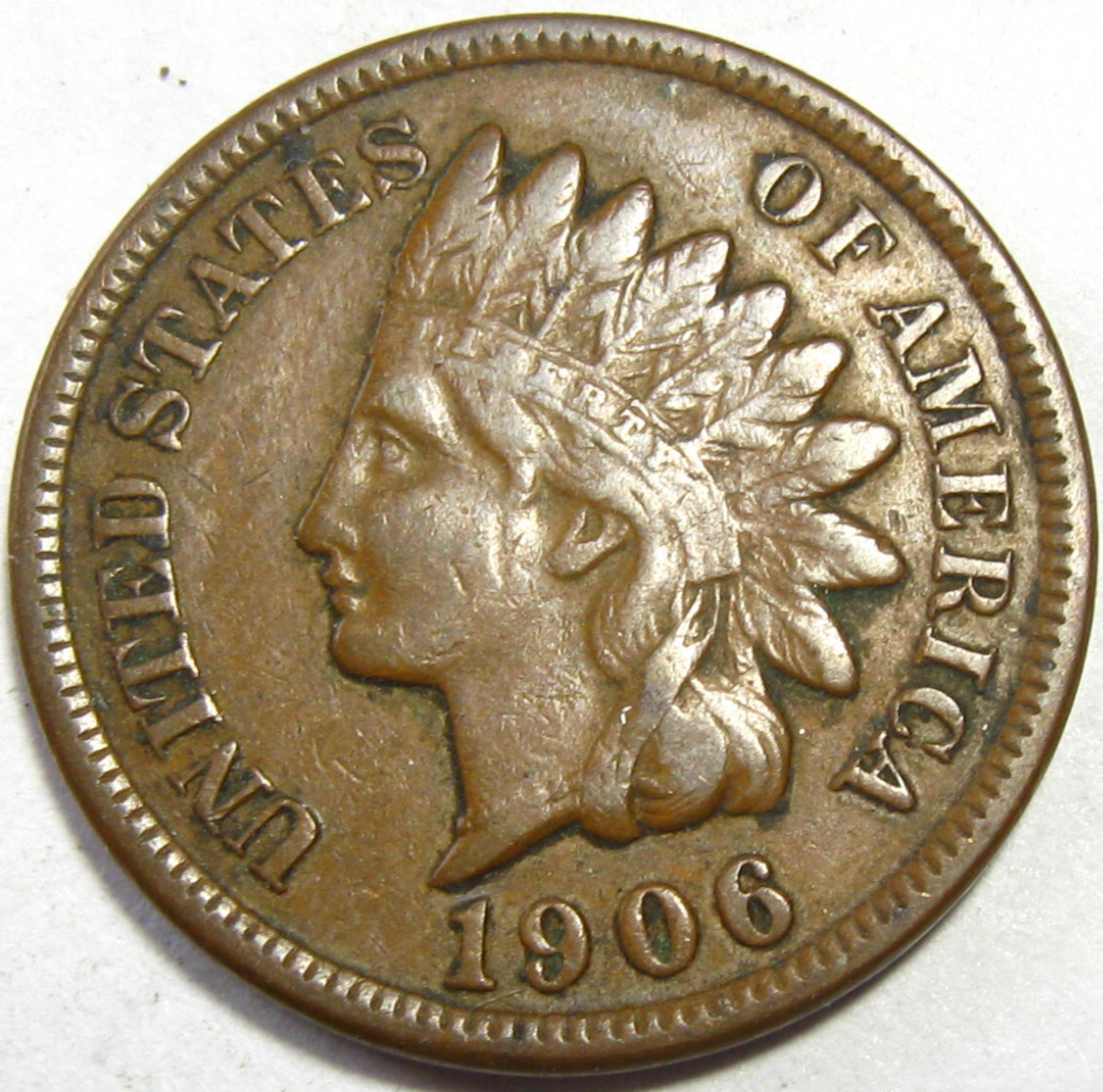 1906 Indian Head Cent - Extra Fine - #4595