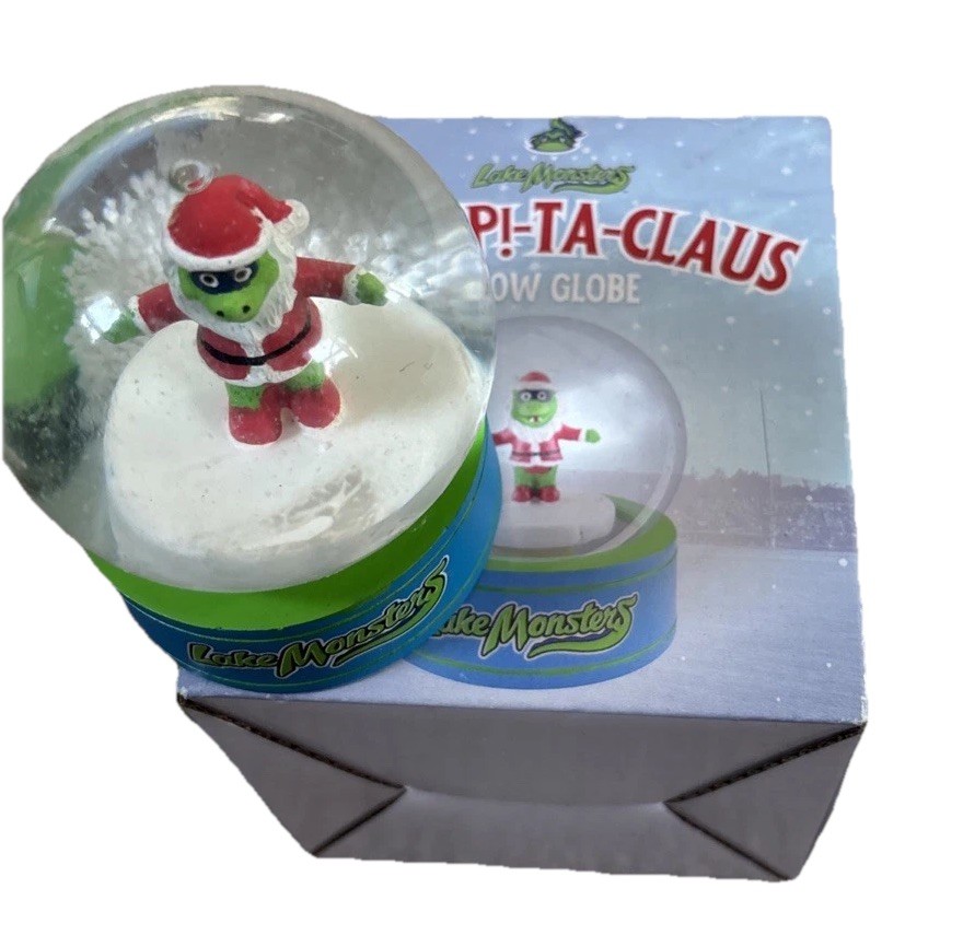 Lake Monsters Snow Globe Champ!-Ta-Claus