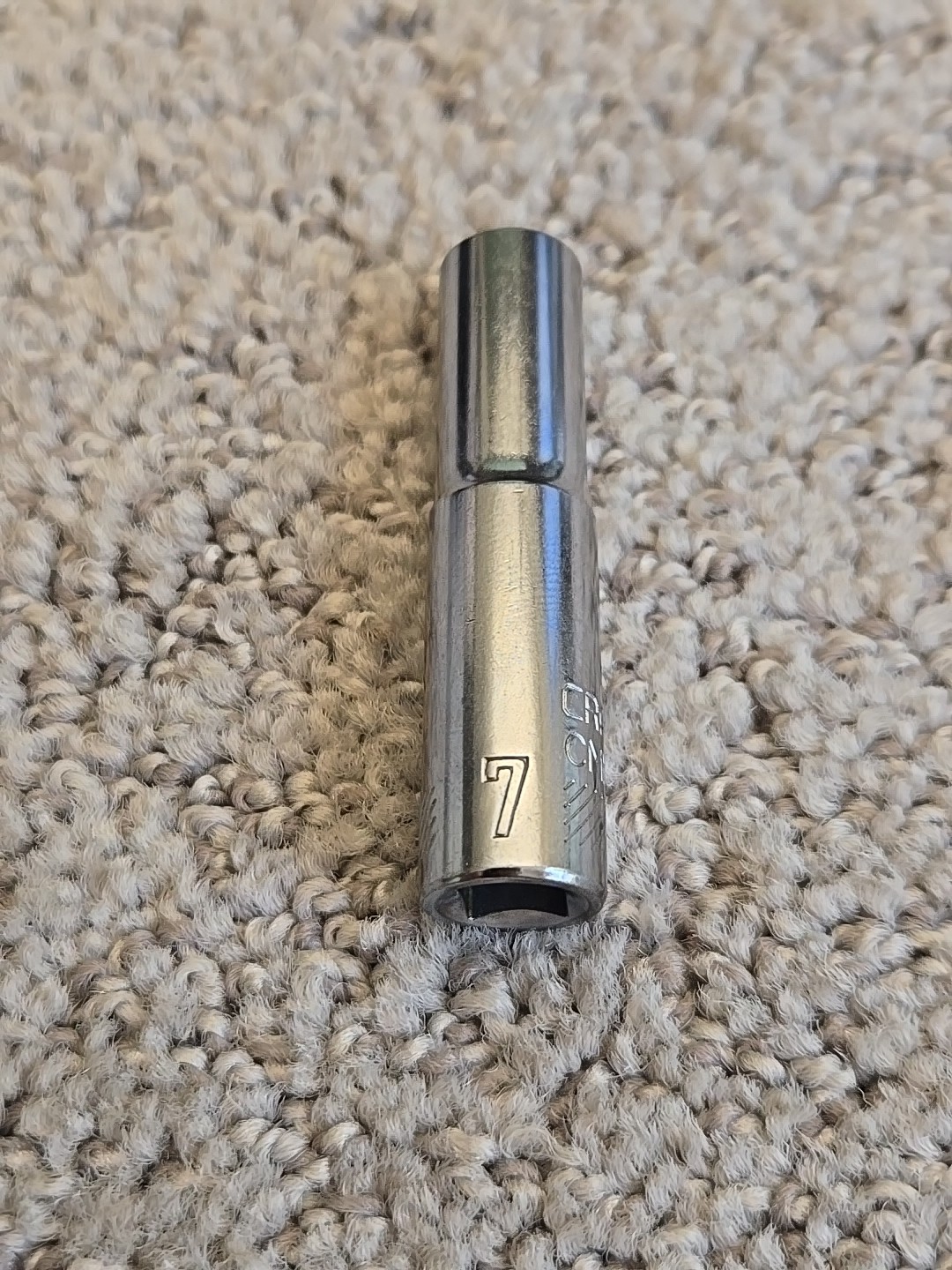 Craftsman CMMT44404 7mm 6pt Deep Well Socket 1/4" Drive  B04