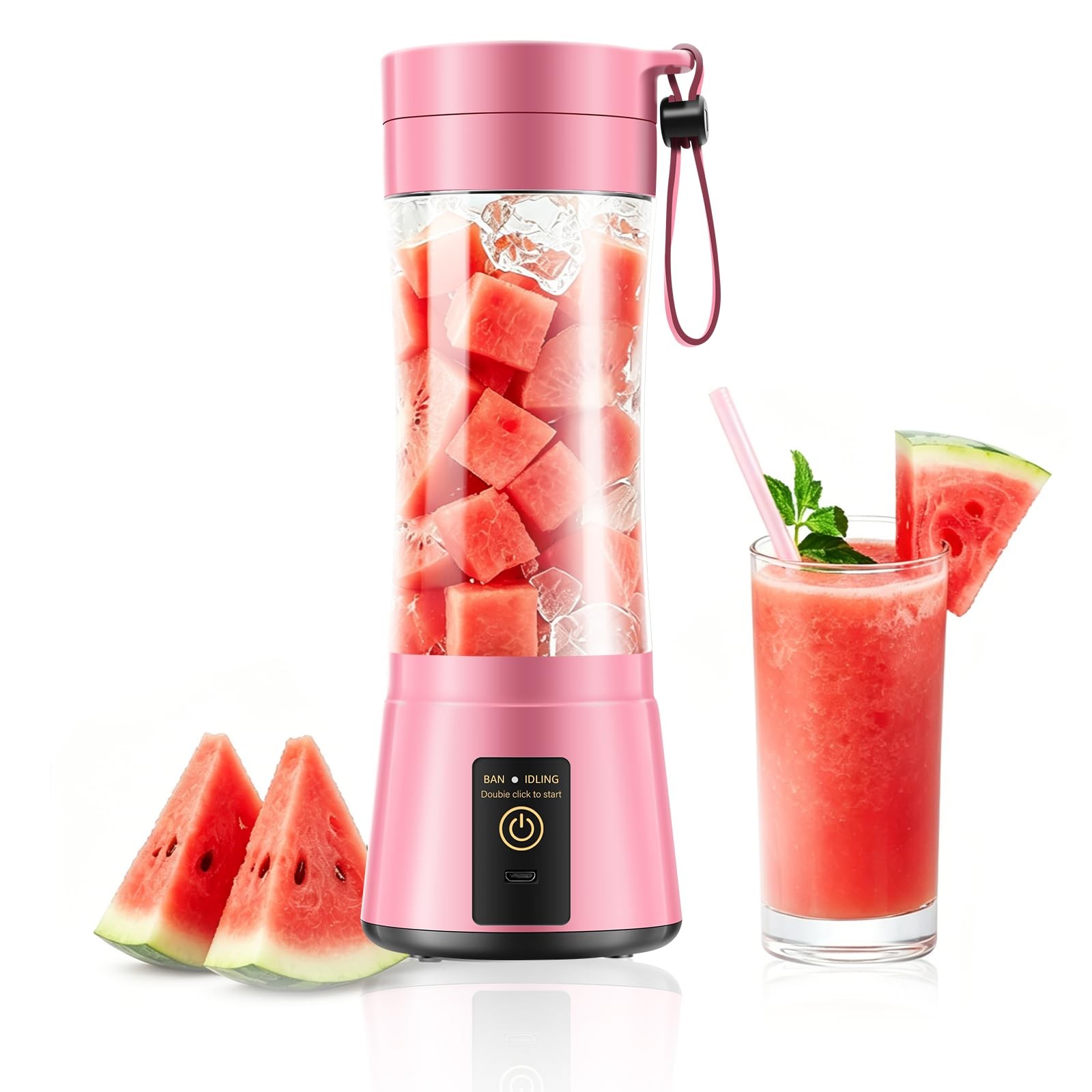 Personal Size Portable Smoothies Blender - Powerful Small Blender