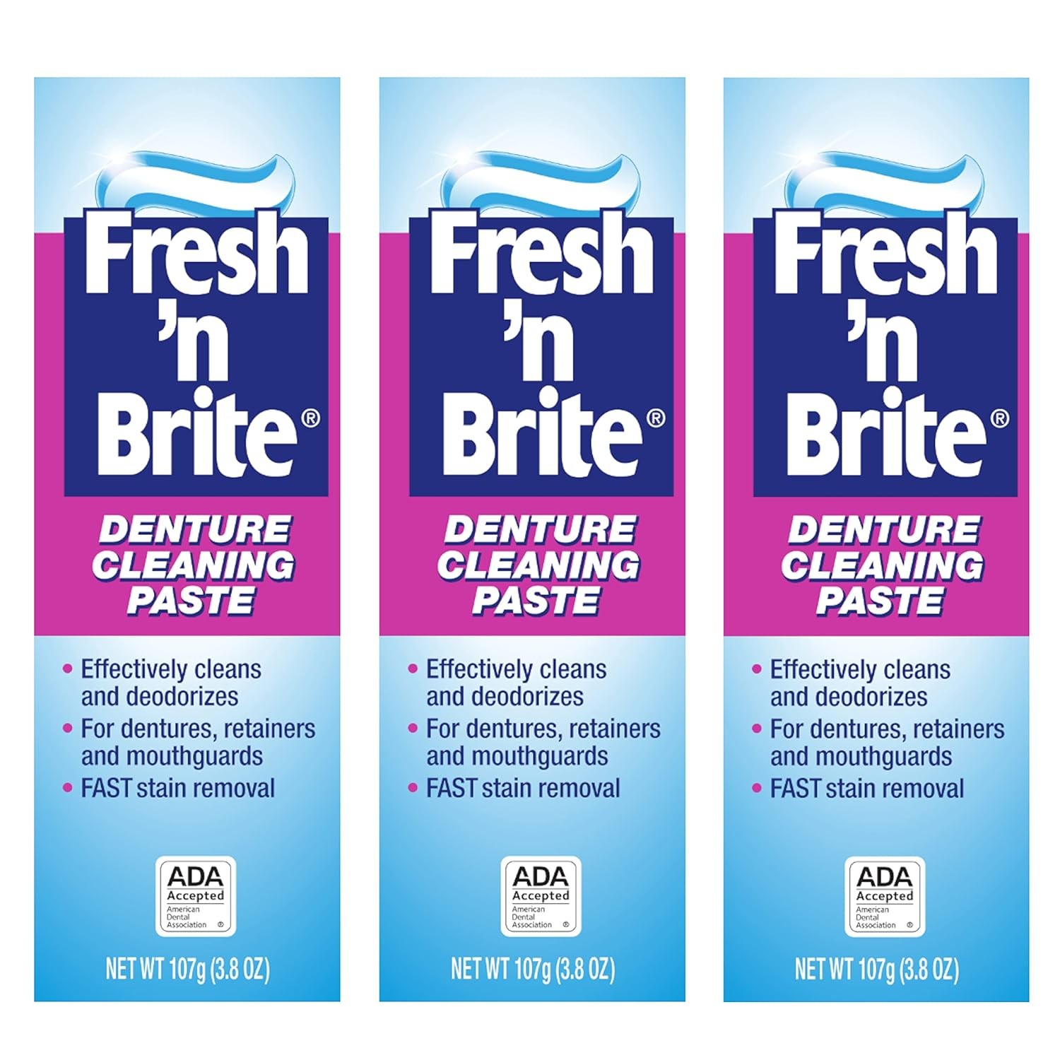 Denture Cleaning Paste For Dentures, Removable Partial Dentures,
