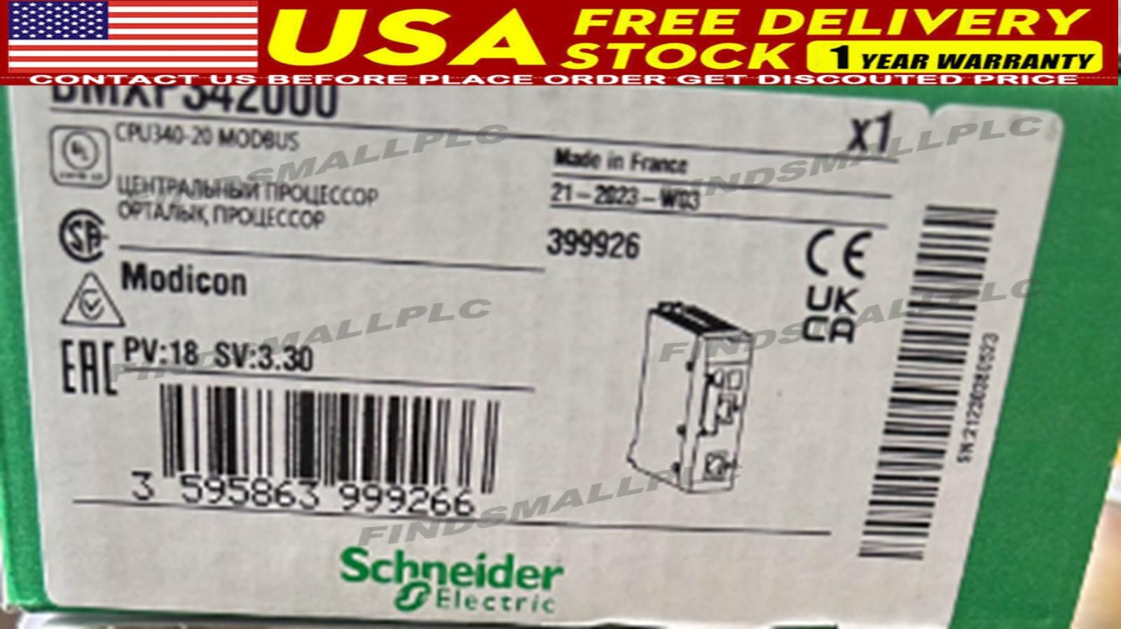 New In Box Schneider BMXP342000