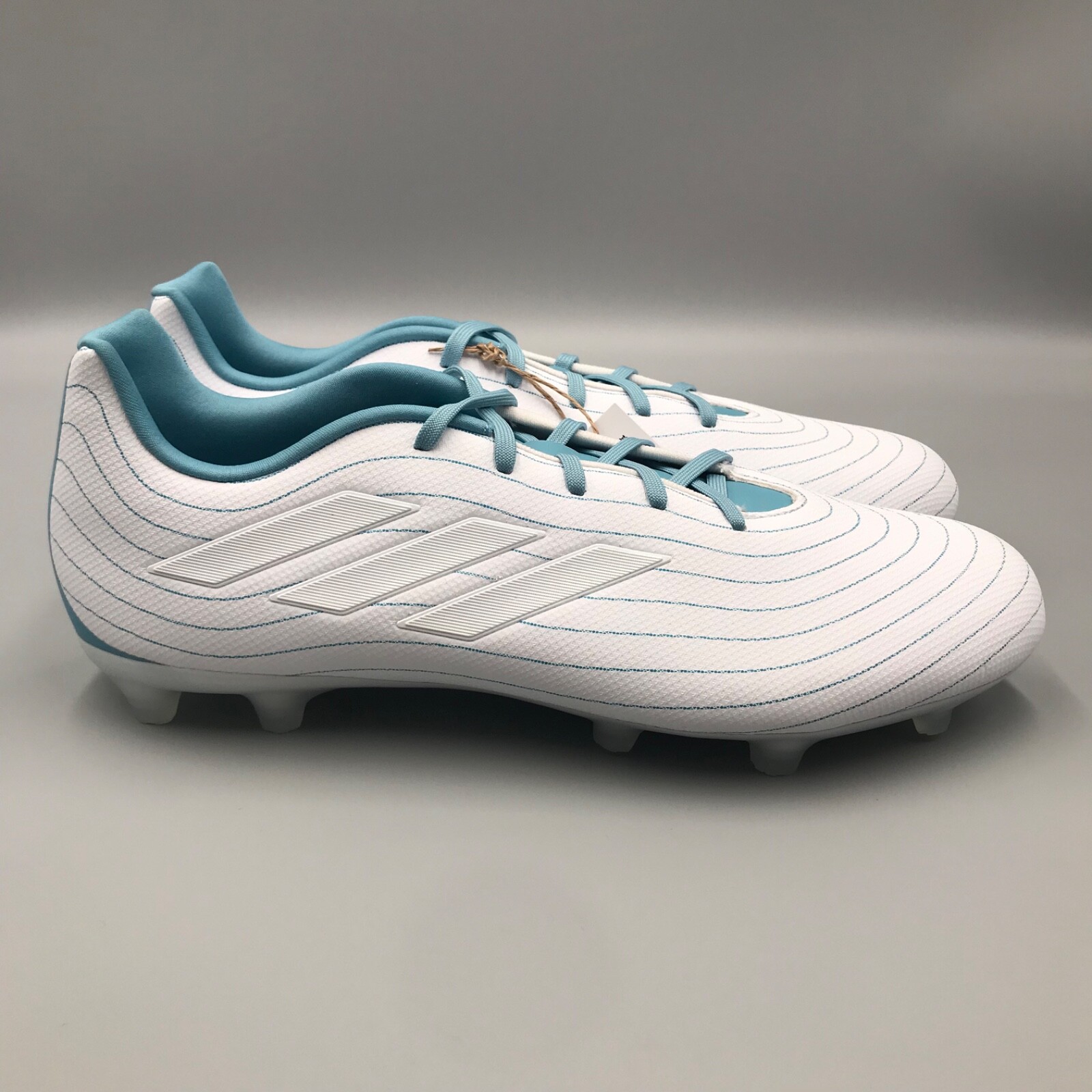 Adidas Men's Size 11.5 Copa Pure.3 Parley FG Soccer Cleats White/Blue ID9329