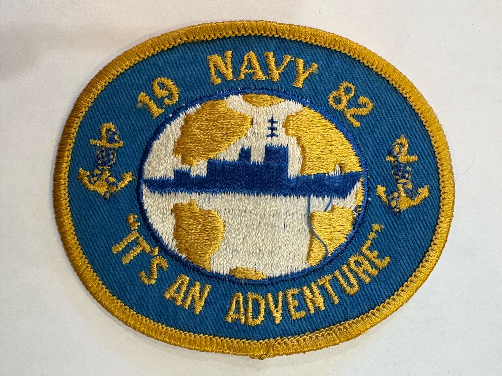 Navy ~ Its An Adventure Patch