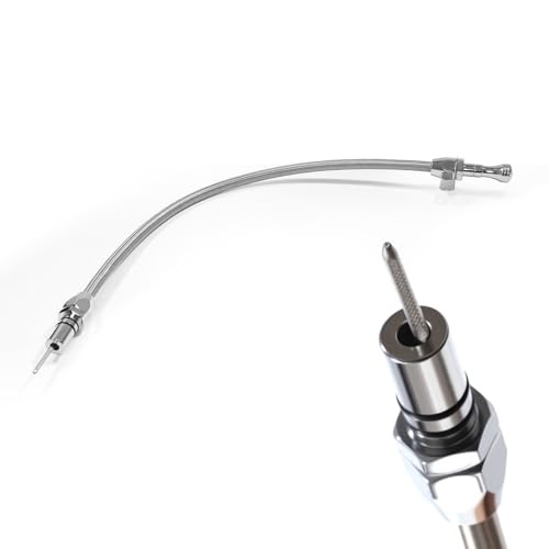 Chrome 727 Transmission Dipstick, Flexible, Firewall Mount, Compatible with