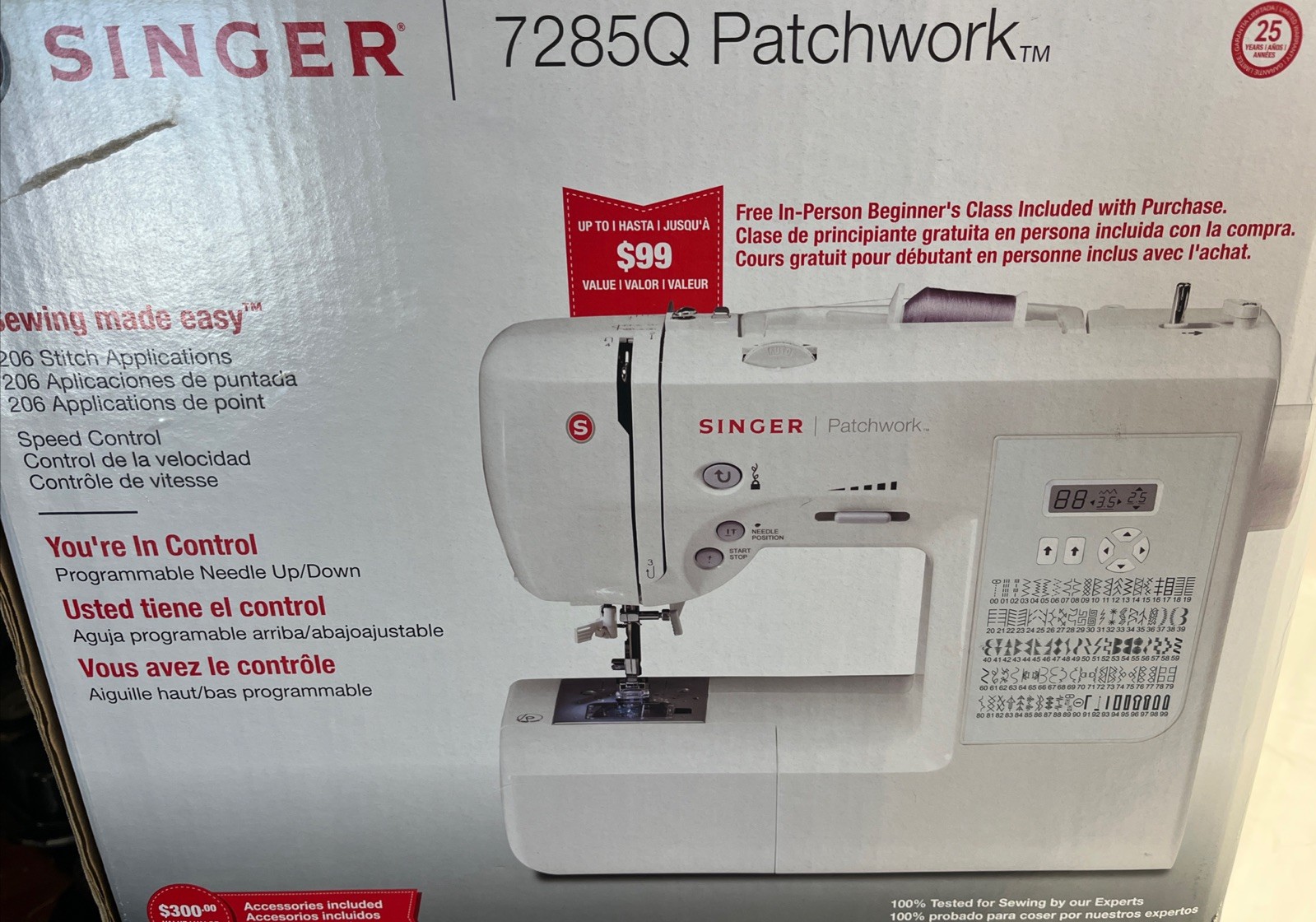 Singer Patchwork 7285Q Electronic Sewing and Quilting Machine