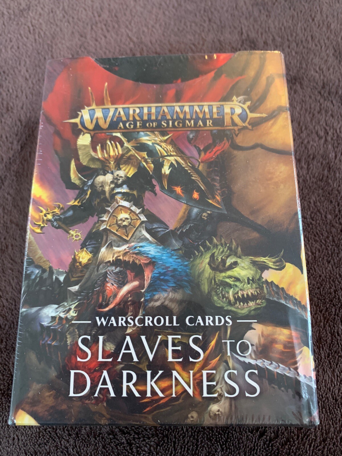 Warhammer AoS Age Of Sigmar WARSCROLL CARDS Slaves To Darkness NEW SEALED 2019