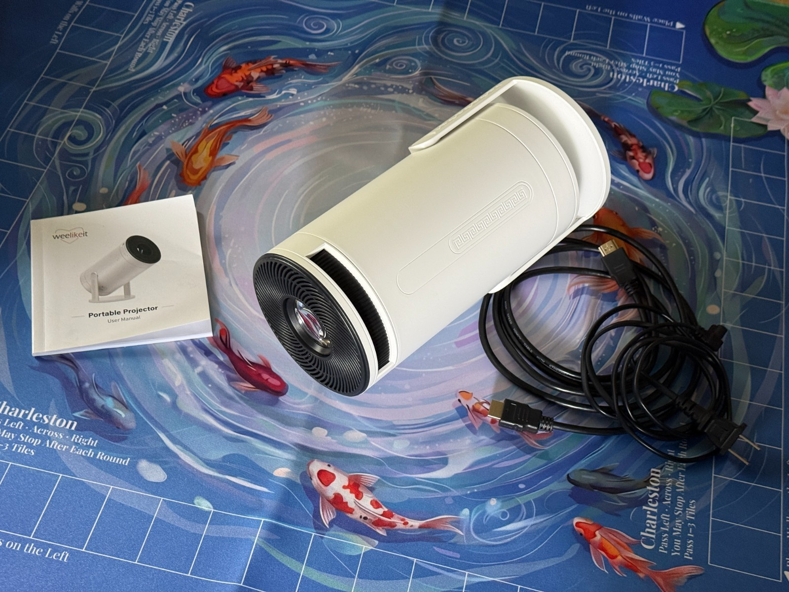 Weelikeit 1080P FHD Projector with Wi-Fi 6 and Bluetooth, Android 11, 8000 Lumen