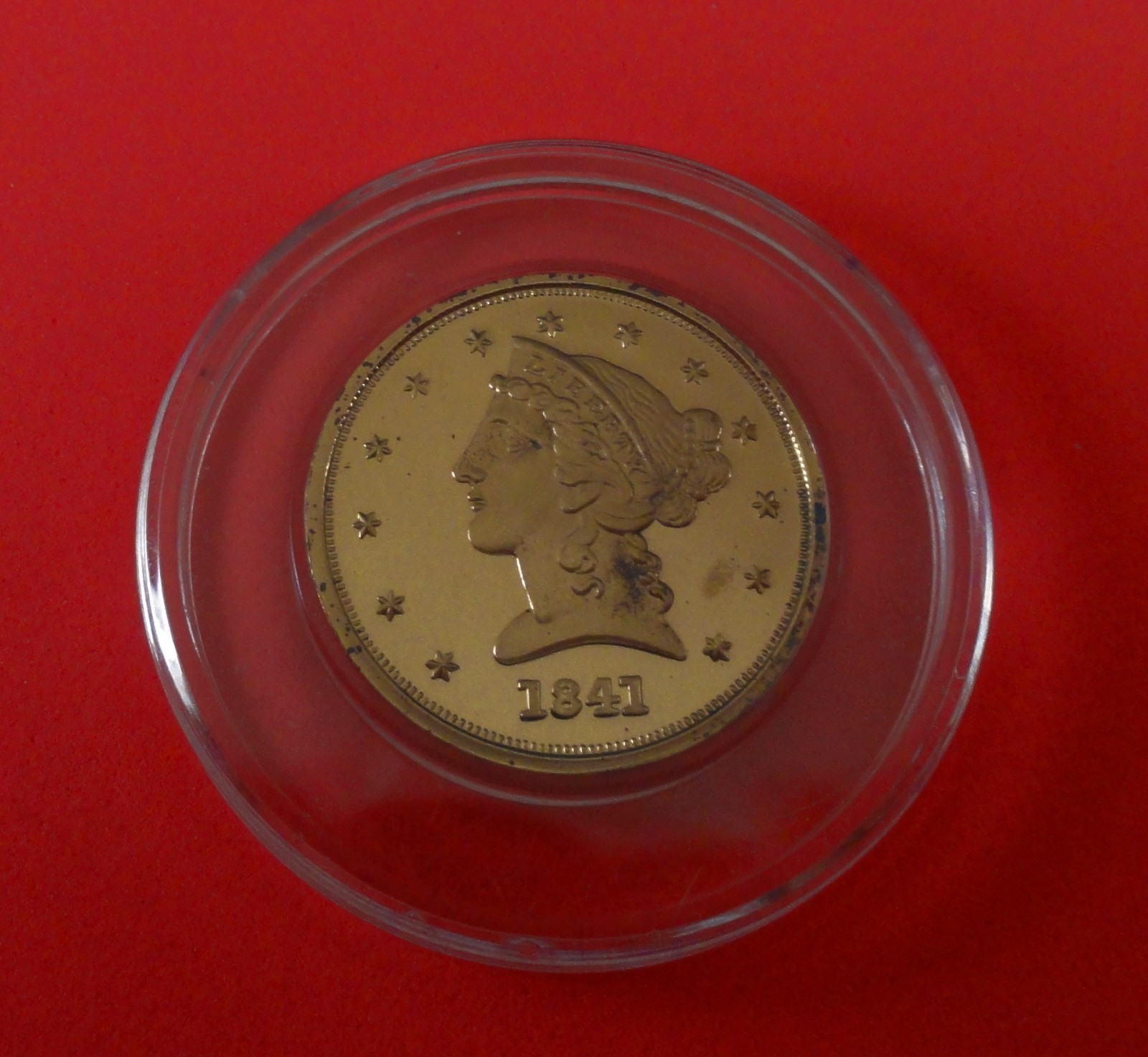 American Mint Fantasy Coin - 1841-O - BU $5   -  Ltd. Ed. Cameo Proof