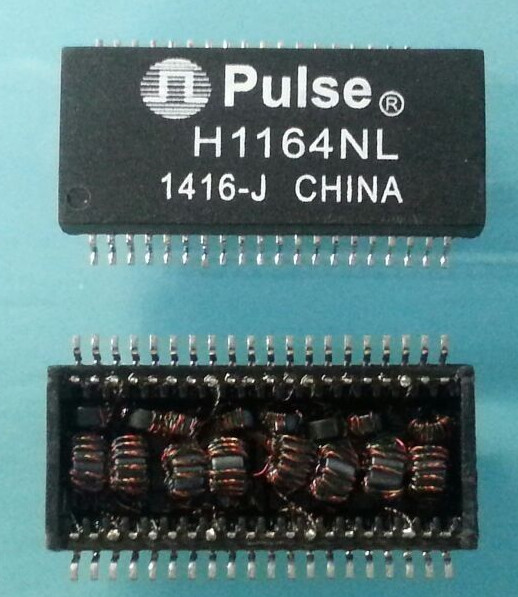 (10 PIECE LOT) H1164NL PULSE MODULE XFRMR ETHERNET LAN 40SOIC ROHS