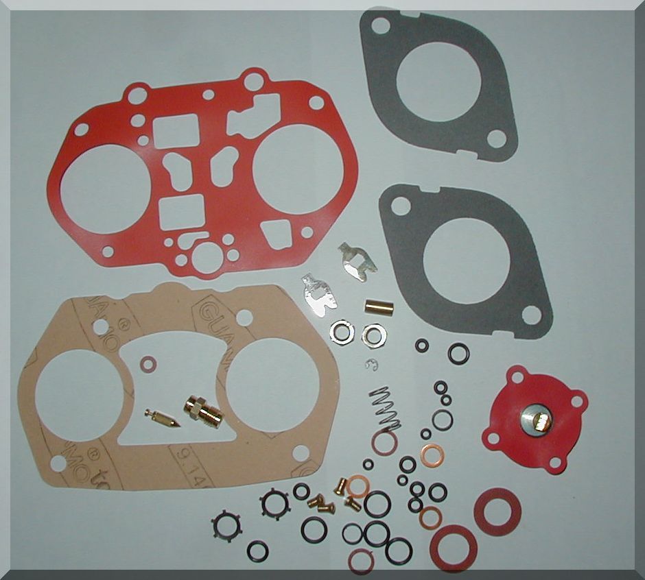 DELLORTO 36/40/45/48 DRLA TURBO CARBURETOR REBUILD KIT WITH SUPPLEMENT