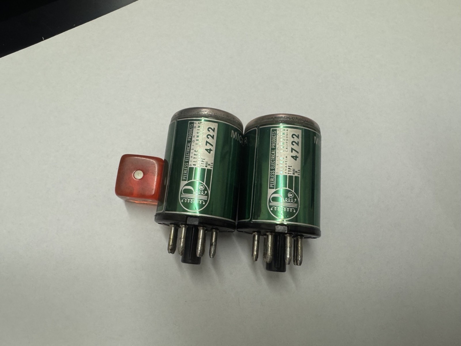 MINT !! altec 4722 matched pair step up transformer
