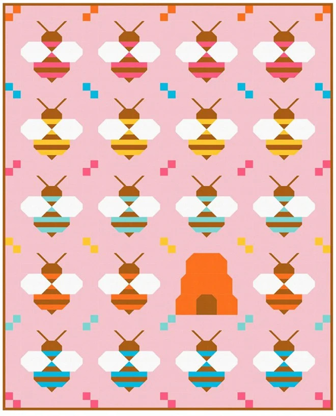 Somethings Abuzz Quilt Pattern by Satomi Quilts