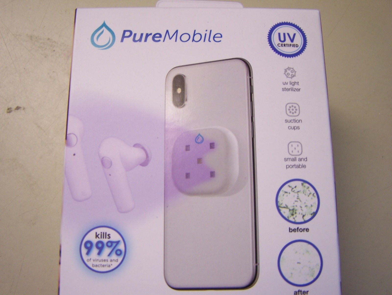 Pure Mobile Uv Sterilizer With Suction