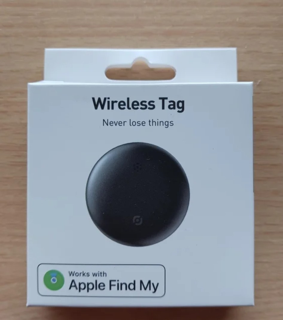 Rexzol Wireless Tag Tracker Black Works with Apple Find My MPN WIRELESS TAG New.
